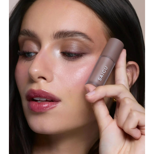 Saigu Cosmetics - *Golden Plum* - Sombra de ojos líquida One Touch - Ash