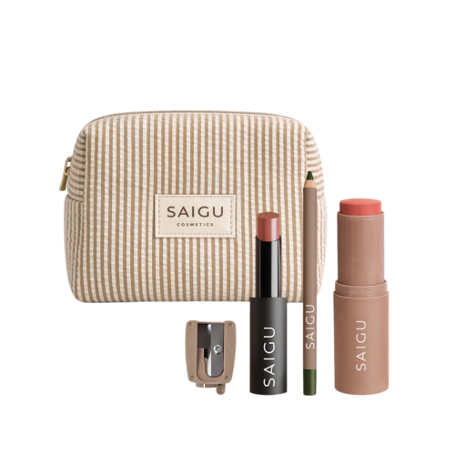 Saigu Cosmetics - *Mediterranean Glow* - Set de maquillaje Sunset Glow