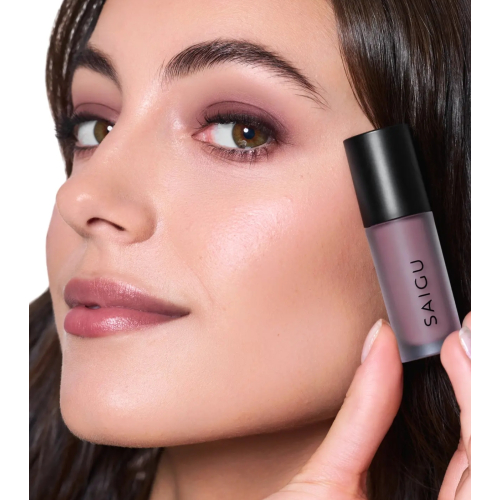 Saigu Cosmetics - Sombra de ojos líquida One Touch Matte - Garnet