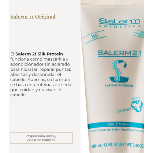 Salerm - *Salerm 21* - Acondicionador Leave-in Silk Protein - 100ml