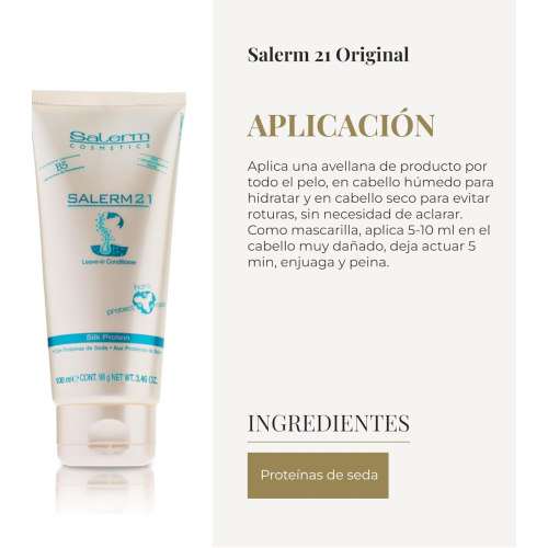 Salerm - *Salerm 21* - Acondicionador Leave-in Silk Protein - 100ml
