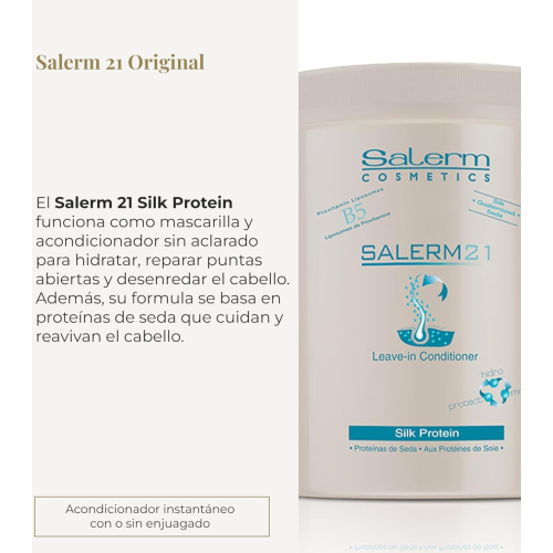 Salerm - *Salerm 21* - Acondicionador mascarilla Leave-in Silk Protein