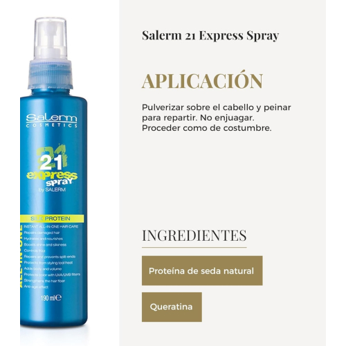Salerm - *Salerm 21* - Mascarilla en spray Express Spray Silk Protein