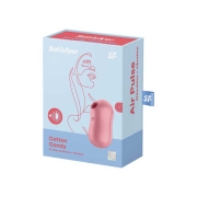 Satisfyer - Estimulador de clítoris Cotton Candy - Rojo