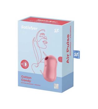 Satisfyer - Estimulador de clítoris Cotton Candy - Rojo