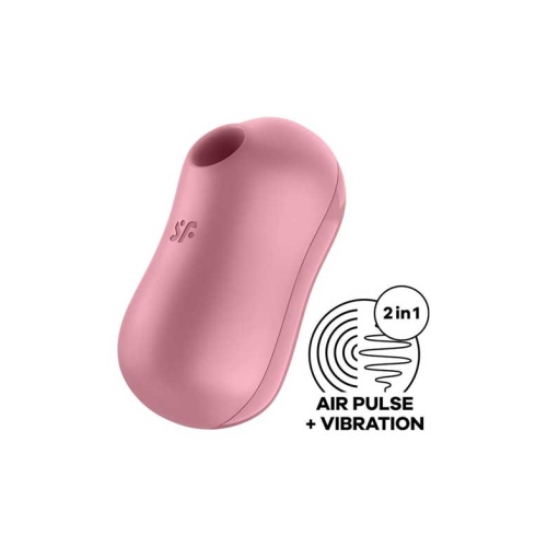 Satisfyer - Estimulador de clítoris Cotton Candy - Rojo