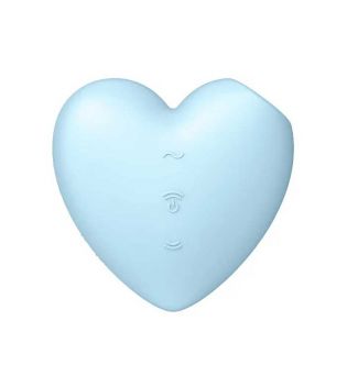 Satisfyer - Estimulador de clítoris Cutie Heart - Azul