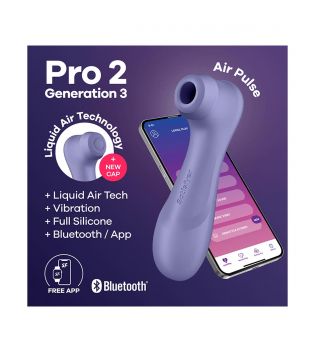 Satisfyer - Estimulador de clítoris Pro 2 Generation 3 App Connect - Violeta