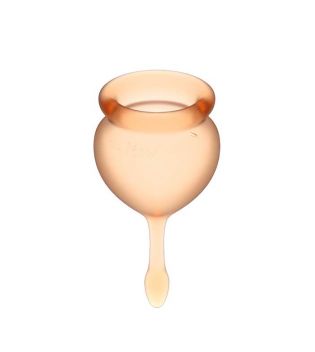 Satisfyer - Kit de copas menstruales Feel Good (15 + 20 ml) - Naranja