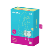 Satisfyer - Kit de copas menstruales Feel Good (15 + 20 ml) - Verde Oscuro
