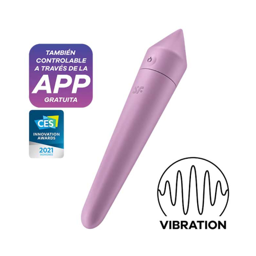 Satisfyer - Mini vibrador Ultra Power Bullet 8 App Connect
