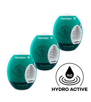Satisfyer - Set de huevos masturbadores Hydro Active - Naughty