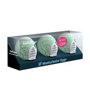 Satisfyer - Set de huevos masturbadores Hydro Active - Riffle