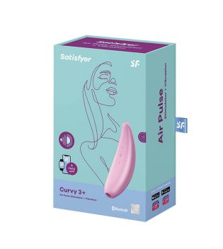 Satisfyer - Succionador de clítoris controlado por App Curvy 3 +