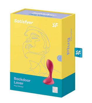 Satisfyer - Vibrador anal Backdoor Lover - Rojo