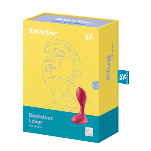 Satisfyer - Vibrador anal Backdoor Lover - Rojo