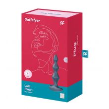 Satisfyer - Vibrador anal Lolli Plug 1 - Antracita