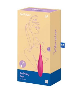 Satisfyer - Vibrador de clitoris Twirling Fun - Rosa