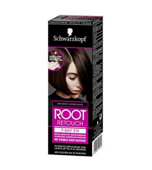 Schwarzkopf - Retoca raíces semipermanente Root Retouch 7-Day Fix - Castaño Oscuro