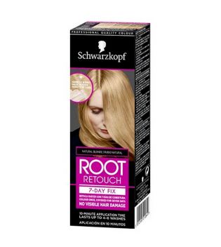 Schwarzkopf - Retoca raíces semipermanente Root Retouch 7-Day Fix - Rubio Natural