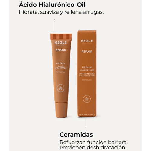SEGLE - Bálsamo labial con péptidos Repair - Toffee Kiss