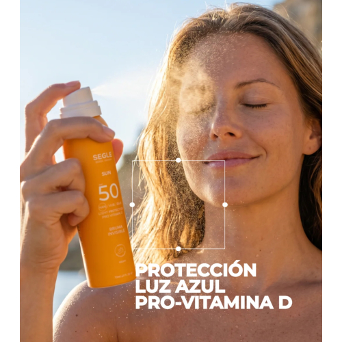 SEGLE - Bruma facial solar invisible SPF50