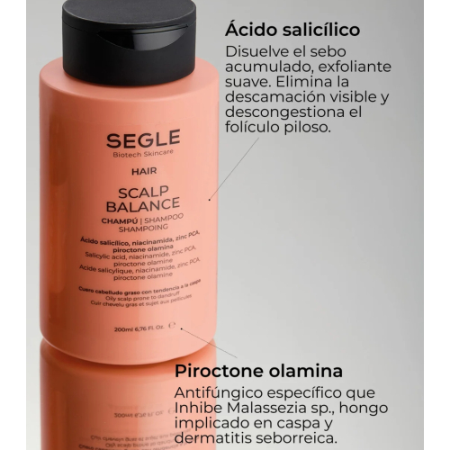 SEGLE - Champú anticaspa Scalp Balance