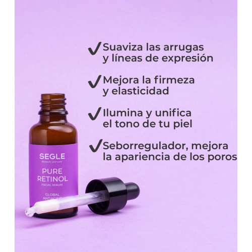 SEGLE - Pack vitamina D SPF30 + retinol - Todo tipo de pieles