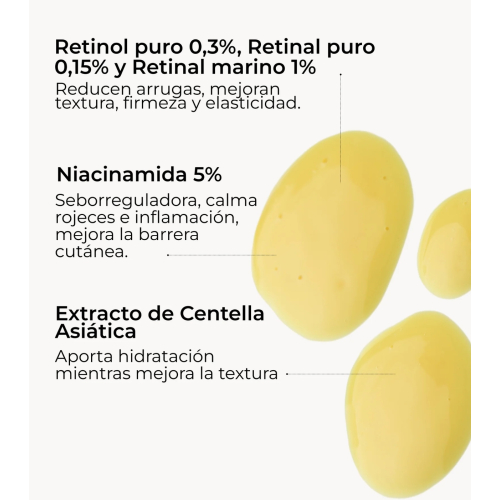 SEGLE - Sérum facial anti-edad noche Tripe Retinol