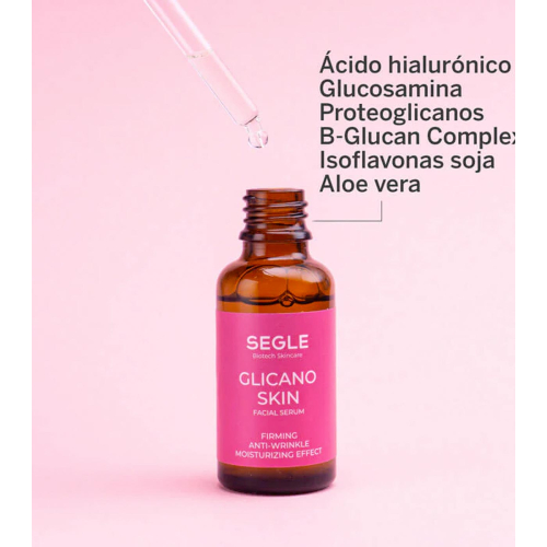 SEGLE - Sérum facial reafirmante y antiarrugas Glicano Skin