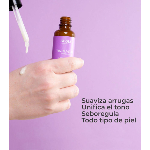SEGLE - Sérum facial noche antiedad Tinolvital - Piel sensible