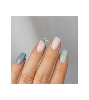 Semilac - Brillantes para decoración de uñas Aurora Shine Diamond - 2mm