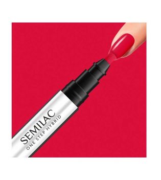 Semilac - Esmalte semipermanente en stick Marker One Step Hybrid - S550: Pure Red