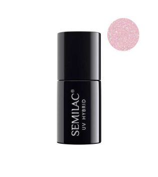 Semilac - Esmalte semipermanente Extend 5 en 1 - 805: Glitter Dirty Nude Rose