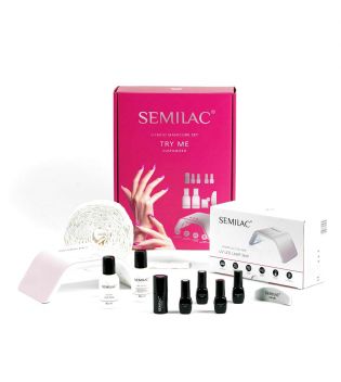Semilac - Kit de manicura semipermanente Try Me