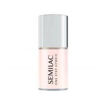 Semilac - *Skin Tone* - Esmalte semipermanente One Step Hybrid - S257: Naked Glitter Rose