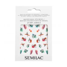 Semilac - Stickers al agua para uñas - 17: Art Jungle