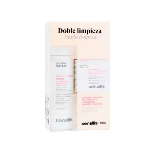 Sensilis - Pack doble limpieza Gentle Cleansing Mousse + Calm In Balm