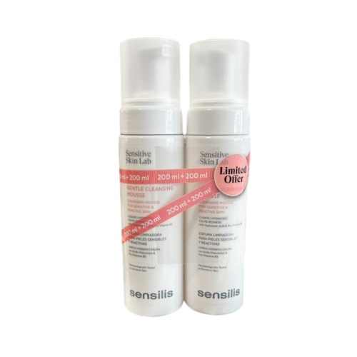 Sensilis - Pack dúo mousse limpiadora Gentle Cleansing