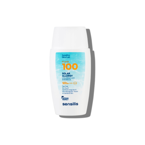 Sensilis - Protector solar facial fluido Fluid 100 Solar Allergy SPF50+