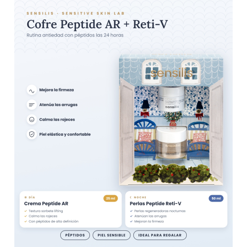 Sensilis - *Xmass* - Set crema Peptide AR + perlas Peptide Reti-V