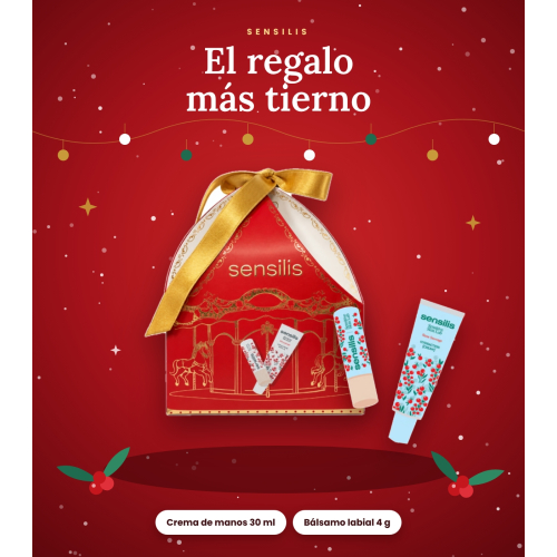 Sensilis - *Xmass* - Set de crema de manos + bálsamo labial