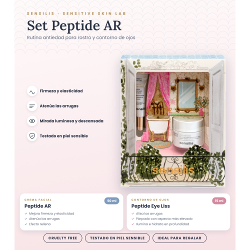 Sensilis - *Xmass* - Set de crema de ojos y crema Peptide AR