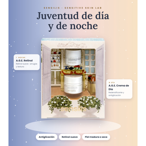 Sensilis - *Xmass* - Set Eternalist AGE de crema de día + crema de moche