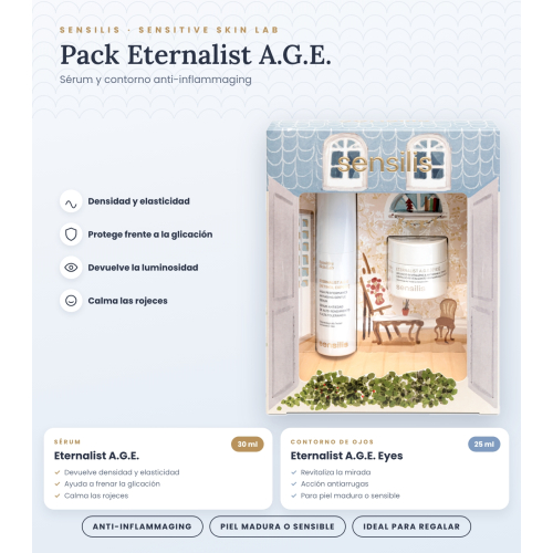 Sensilis - *Xmass* - Set Eternalist AGE de sérum antiedad + Complejo revitalizante