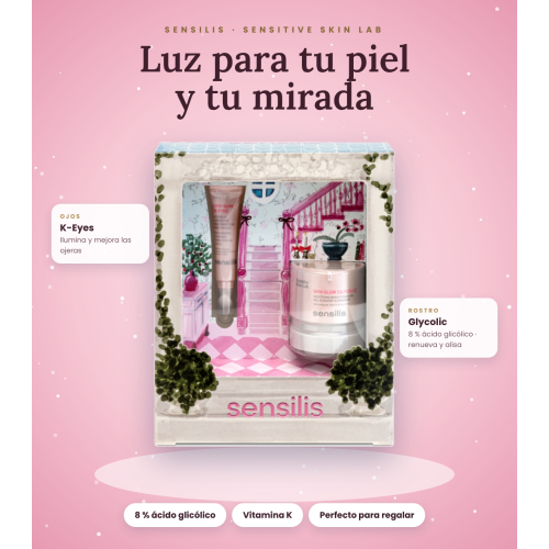 Sensilis - *Xmass* - Set Skin Glow de gel facial +Tratamiento de ojeras