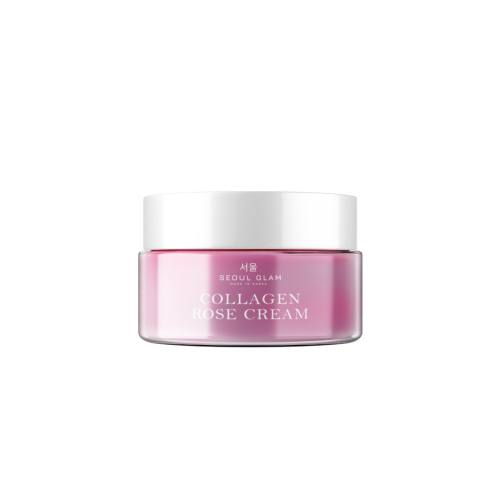 Seoul Glam - Crema de noche iluminadora con niacinamida Collagen Rosé