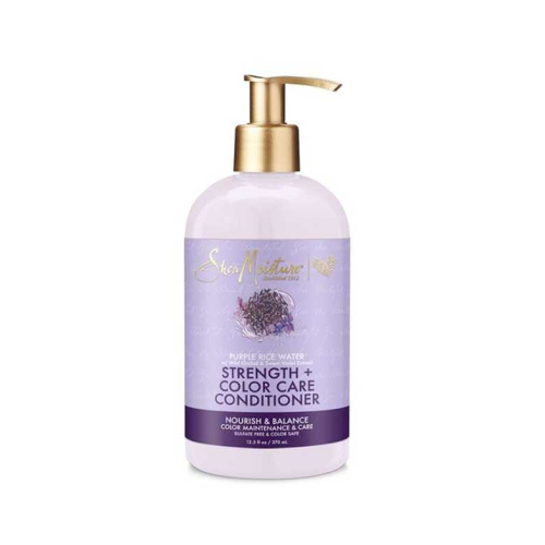 Shea Moisture - Acondicionador protector del color Strength + Color Care - Agua de arroz morado