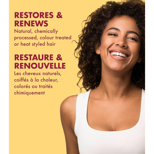 Shea Moisture - Champú Fortalece + Restaura - Aceite de ricino negro de Jamaica
