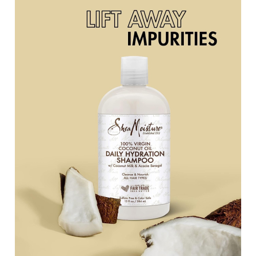 Shea Moisture - Champú Hidratación diaria - Aceite de coco
